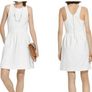 Madewell | Pierside Zip-Back Dress | White | XS